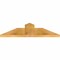 Ekena Millwork Portland Rough Sawn Timber Gable Bracket, Western Red Cedar, 36"W x 10"H x 2"D x 6"F, 7/12 Pitch GBW036X10X0206POR00RWR - alternate 2